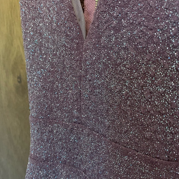 purple glitter homecoming dress - Picture 3 of 3